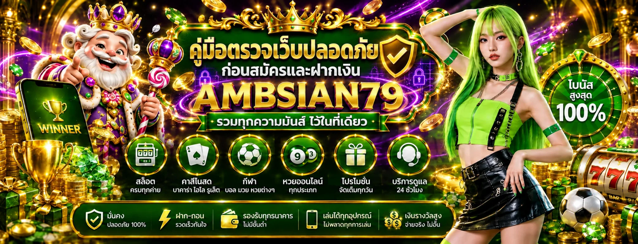 AMBSIAN79 วิธีตรวจเว็บปลอดภัยก่อนสมัคร